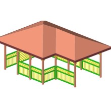 Κιόσκι 400 + 200 X 400cm